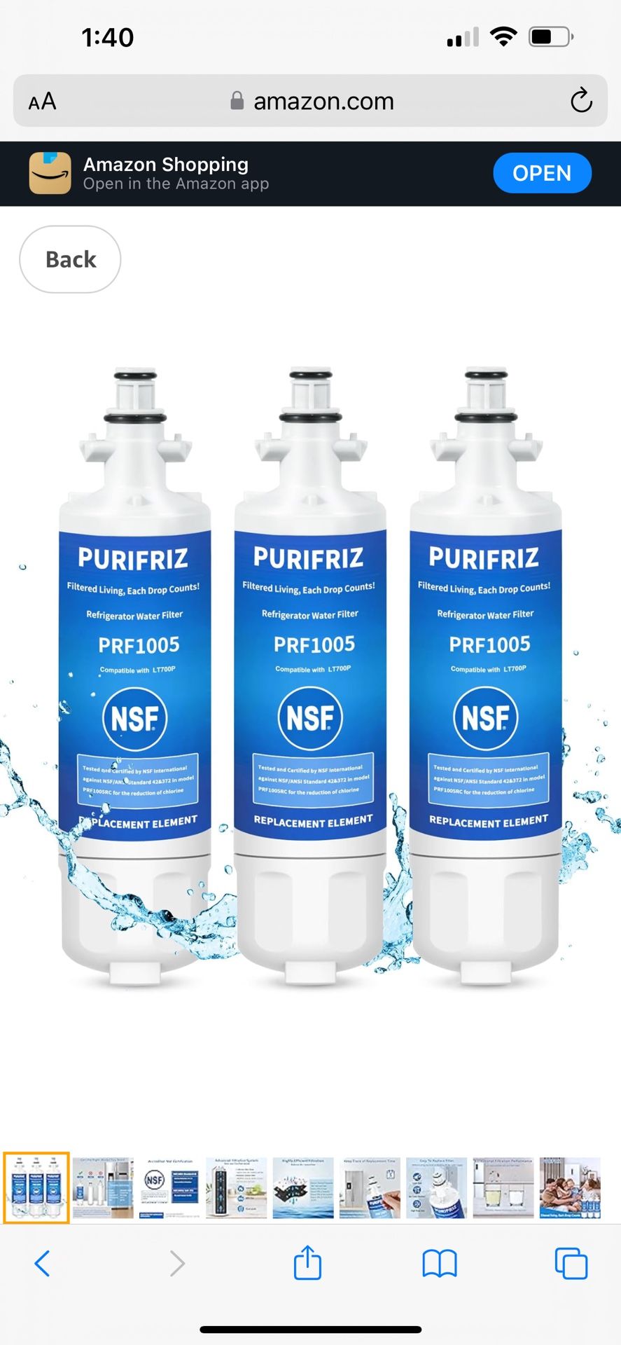 Refrigerator Water Filter