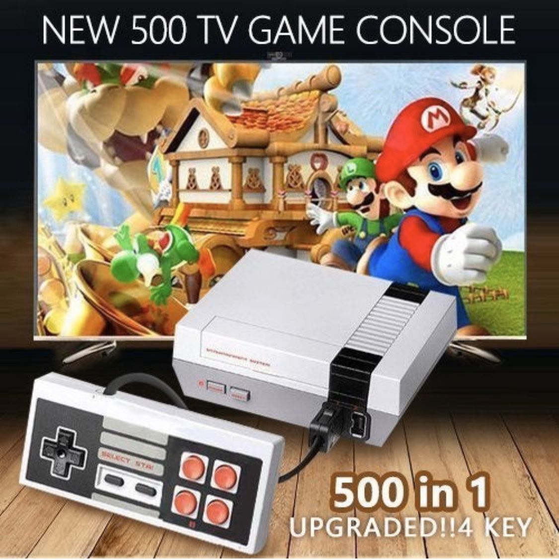 Brand new Nintendo NES console over 500 games