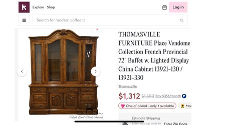 Vintage China Buffet