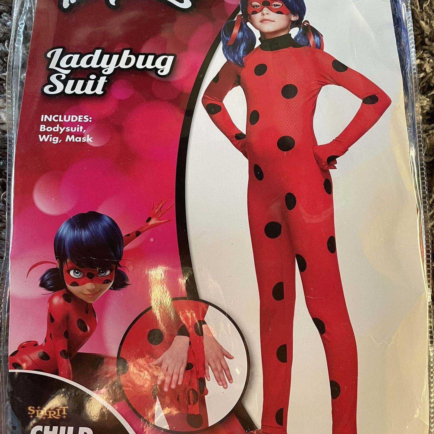 Spirit Halloween Miraculous Ladybug costume for kids