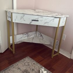 Modern Corner Desk With Large Drawer