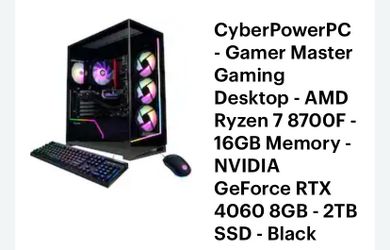 CyberPowerPC Gaming PC Ryzen 7 8700F + RTX 4060 + 2TB SSD