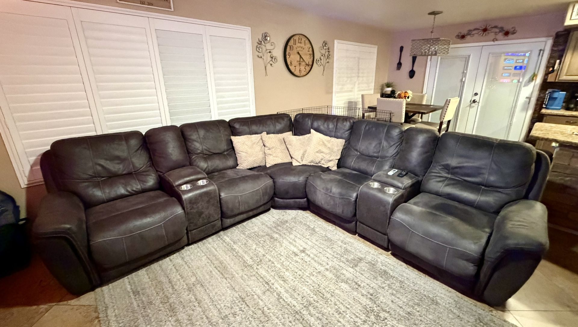 Living Spaces Juniper 3pc. Sectional $600 OBO