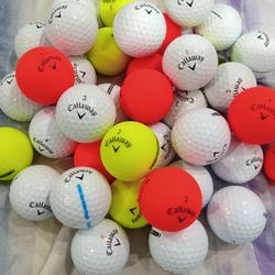 40 Used Callaway Ball Mix ( Super fast, Super hot,Max ) In Excellent Condition 