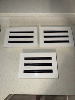 Modern A/C Vent Covers/Registers 10” x 6”