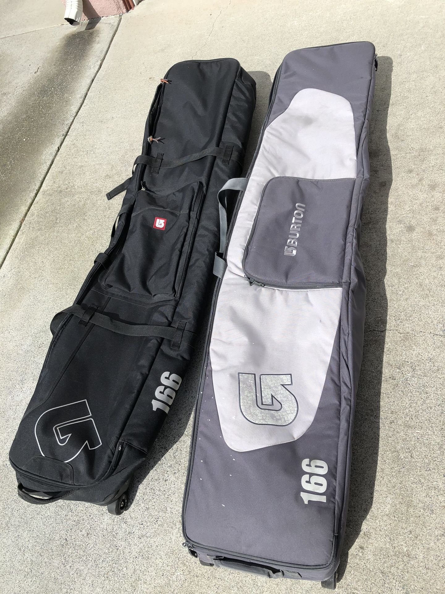 Burton Grey Wheelie Winter 166 Gig Bag Snowboard Bag
