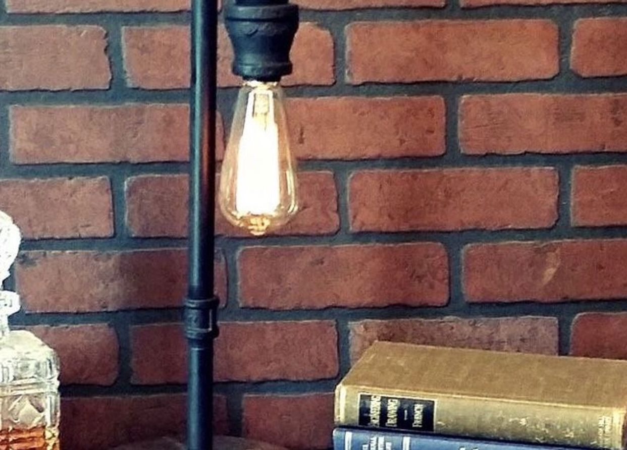 Industrial Edison table lamp