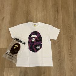 Purple Bape Tee