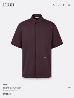 Dior button up!