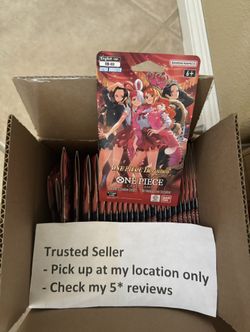 $12 each One Piece EB-03 EB03 Heroines Edition Sleeved Booster Pack New Factory Sealed