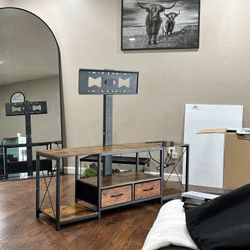 Tv Mount Stand  With Two Dressers 