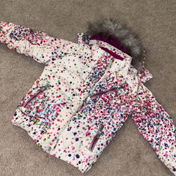 Sz 7 Snow Ski Jacket Kids Girls