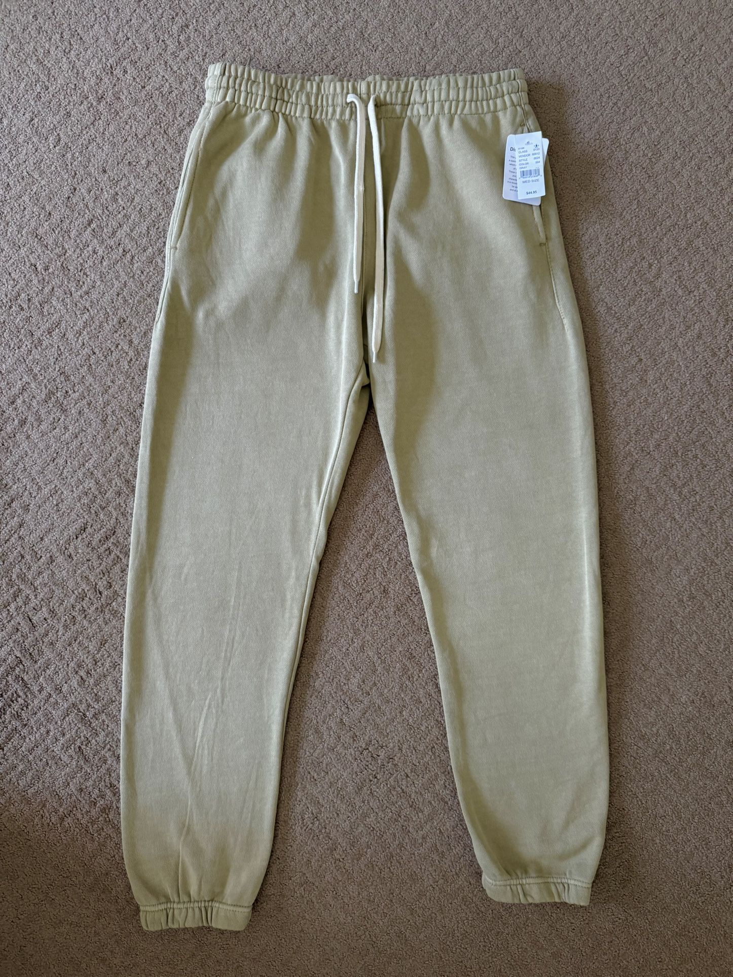 NEW PacSun Relaxed Fit Men’s Joggers Tan Size Medium