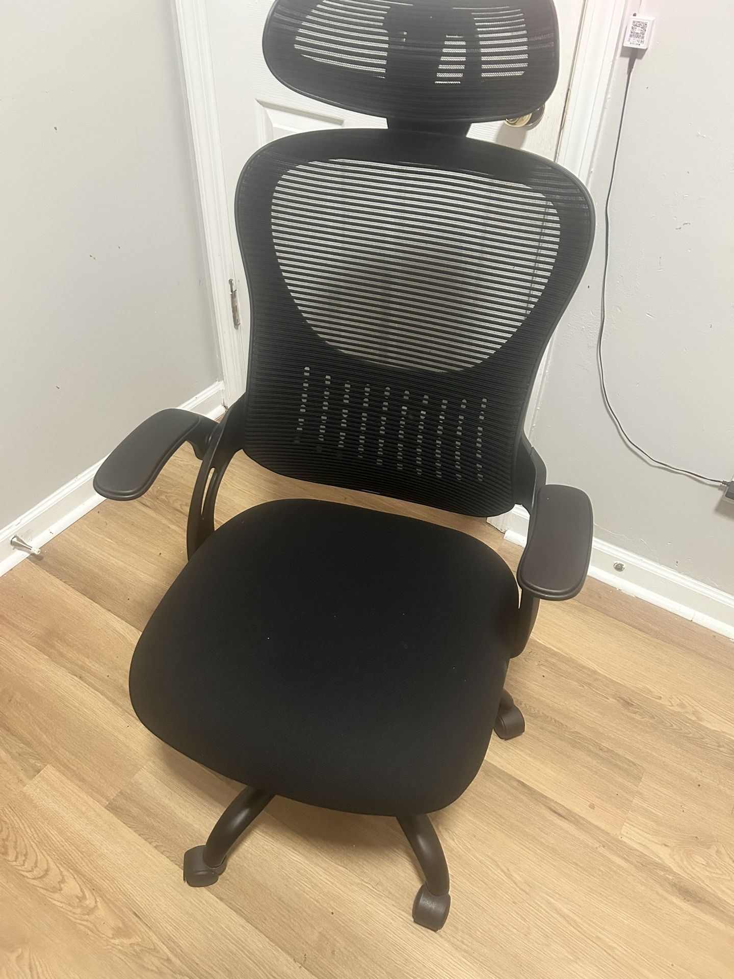 black office chair
