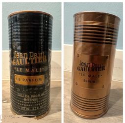 Jean Paul Gaultier (JPG) Cologne Fragrance Le Male de Parfum black and gold