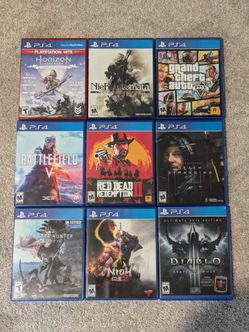 PS4 Console Bundle with 9 Games