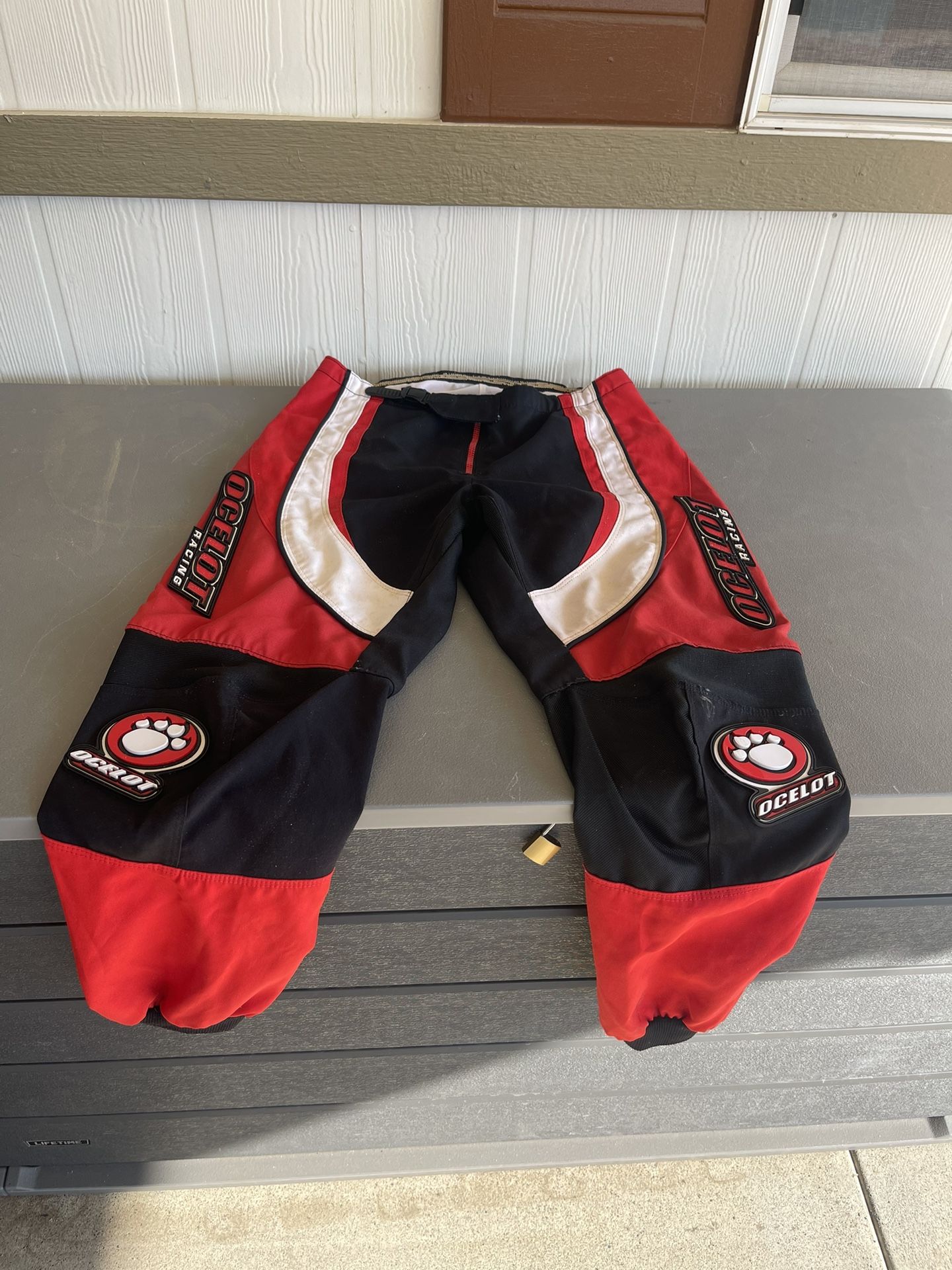 Red Ocelot Racing Dirt Bike Riding Pants Size 36