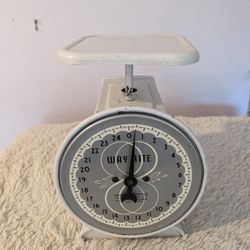 Vintage Way Rite Kitchen Scale USA Farmhouse Cabin Rustic Decor Collectible
