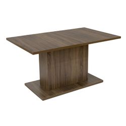 Open Box Homy Casa COFOE BROWN Dining Table "62.99" for Dining and Gathering