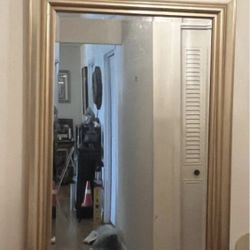 Golden Color Mirror 