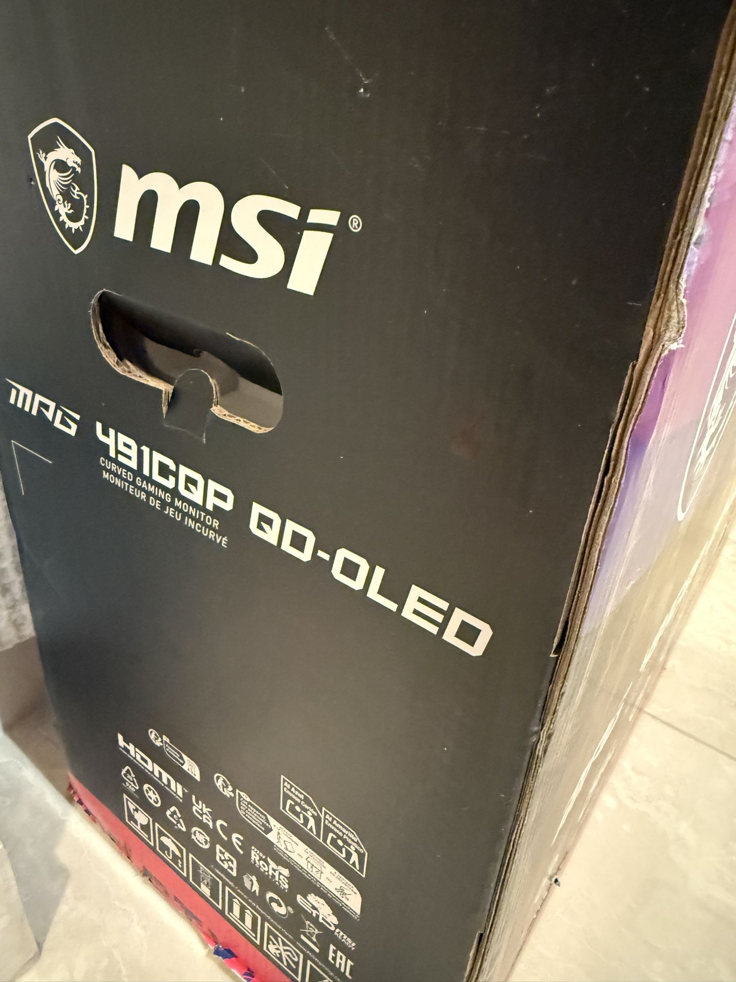 MSI 491CQP QD-OLED 49 Inch Gaming Monitor