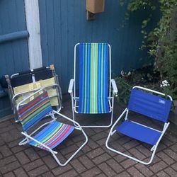 Beach Chairs $ 5-10-15-20