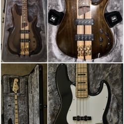 Bass guitars (2) 