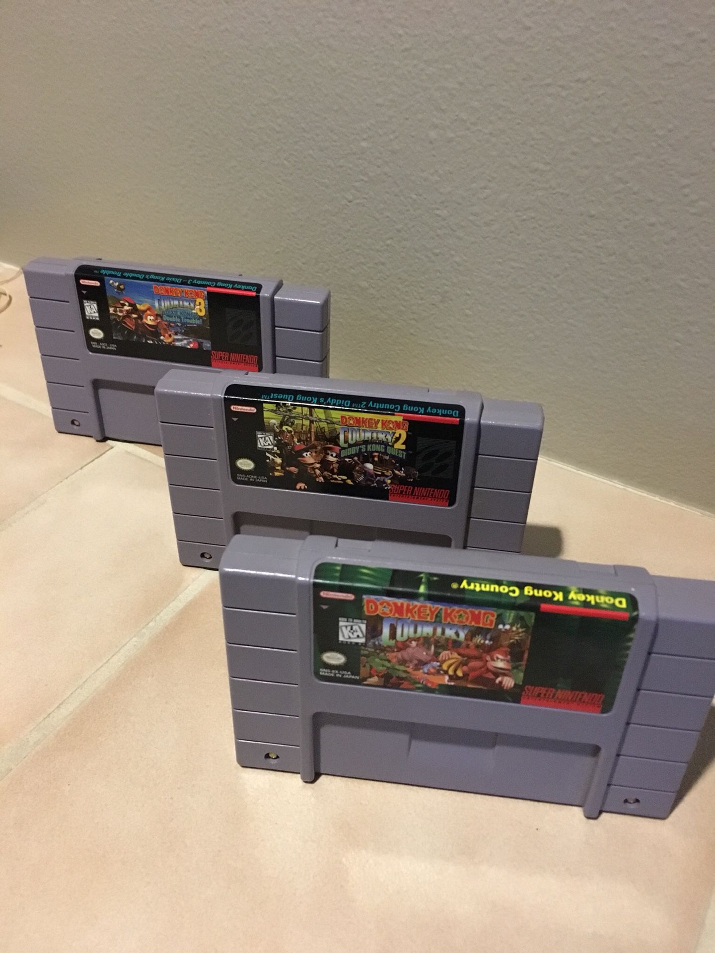 Donkey Kong country trilogy for Super Nintendo!