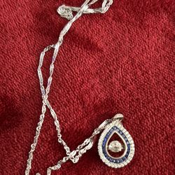 18”  Sapphire Necklace 