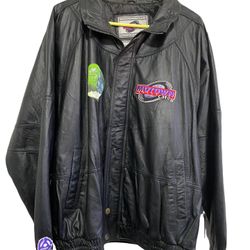 Motown Cafe Vintage Leather Jacket Size Xl