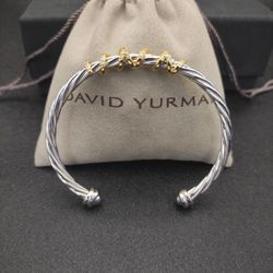 David Yurman 4mm Helena Center Station Bracelet