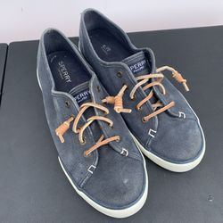 Blue Sperry Top-Sider Boat Shoes