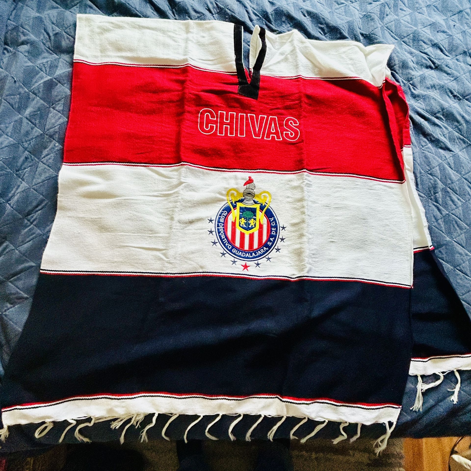 CHIVAS PONCHO for Men or Woman XL