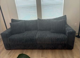 Sofa and oversized loveseat