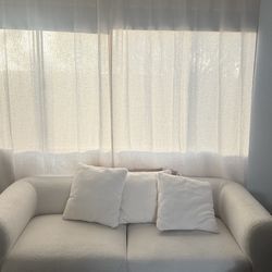 Hernest white couc