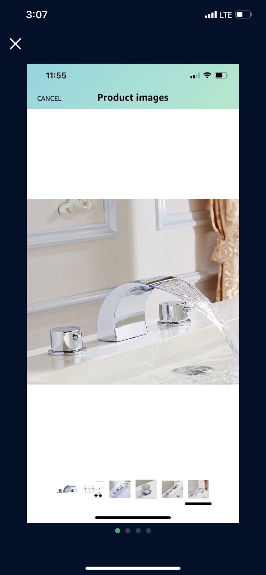 Greenspring Faucet 3 Hole  2 Handles 