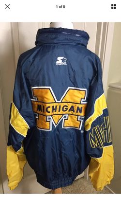 Men's size large Michigan windbreaker jacket