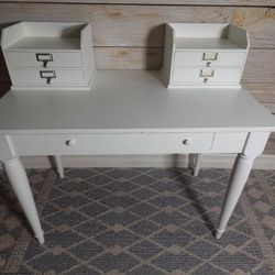 Pottery Barn Craft Table and Organizers + Delivery Included in Tacoma area