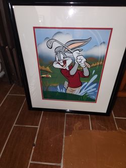Bunny Rabbit Picture In A Frame