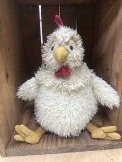 Jellycat Retired Rare Whitney Chicken Rooster  Plush BRAND NEW
