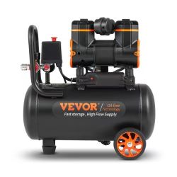 4.8 Gallon Air Compressor, 1.2HP 2.2 CFM@90PSI Oil Free Air Compressor Tank & Max. 116PSI Pressure, 70 dB Ultra Quiet Compressor for Auto Repair, Tire