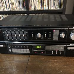 Sanyo Stereo Amplifier and AM/FM Tuner