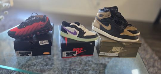 Air Jordan 1 Sneakers Lot of 2 Pairs