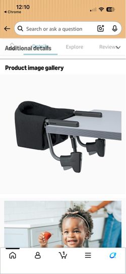 Portable Hook-On Baby Table Seat