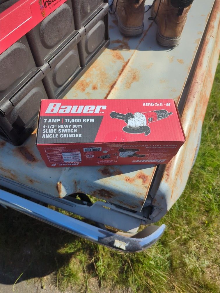Bauer Angle Grinder 7amp