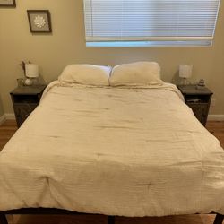 Queen Bed and Bed Frame