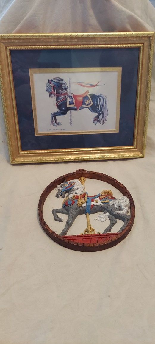 Carousel Horse Picture And Wall Art