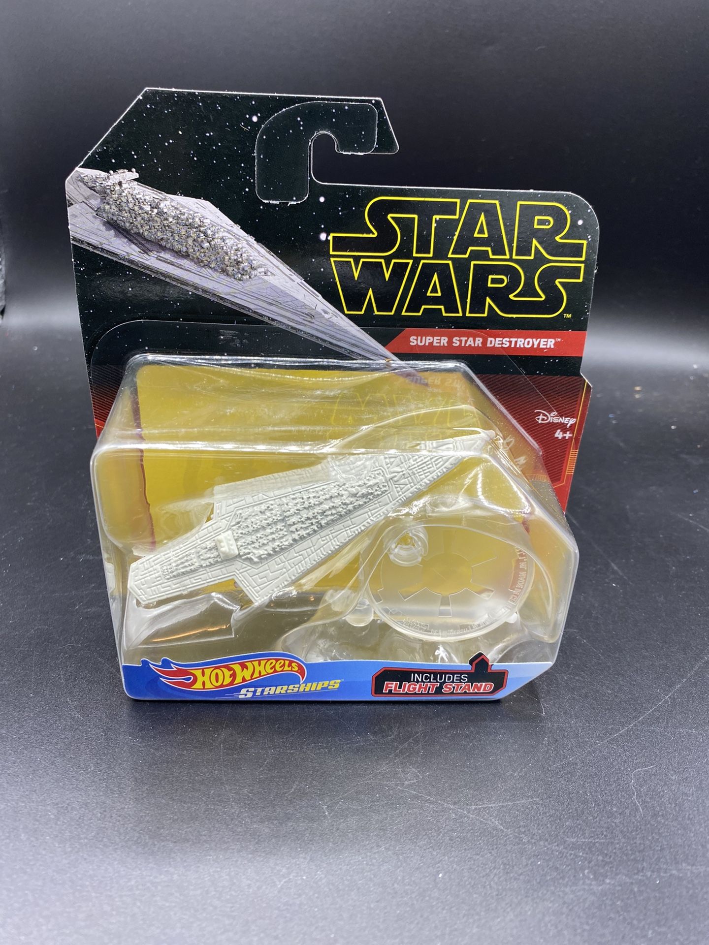 Hot Wheels Star Wars Starships Super Star Destroyer Diecast With Flight Stand