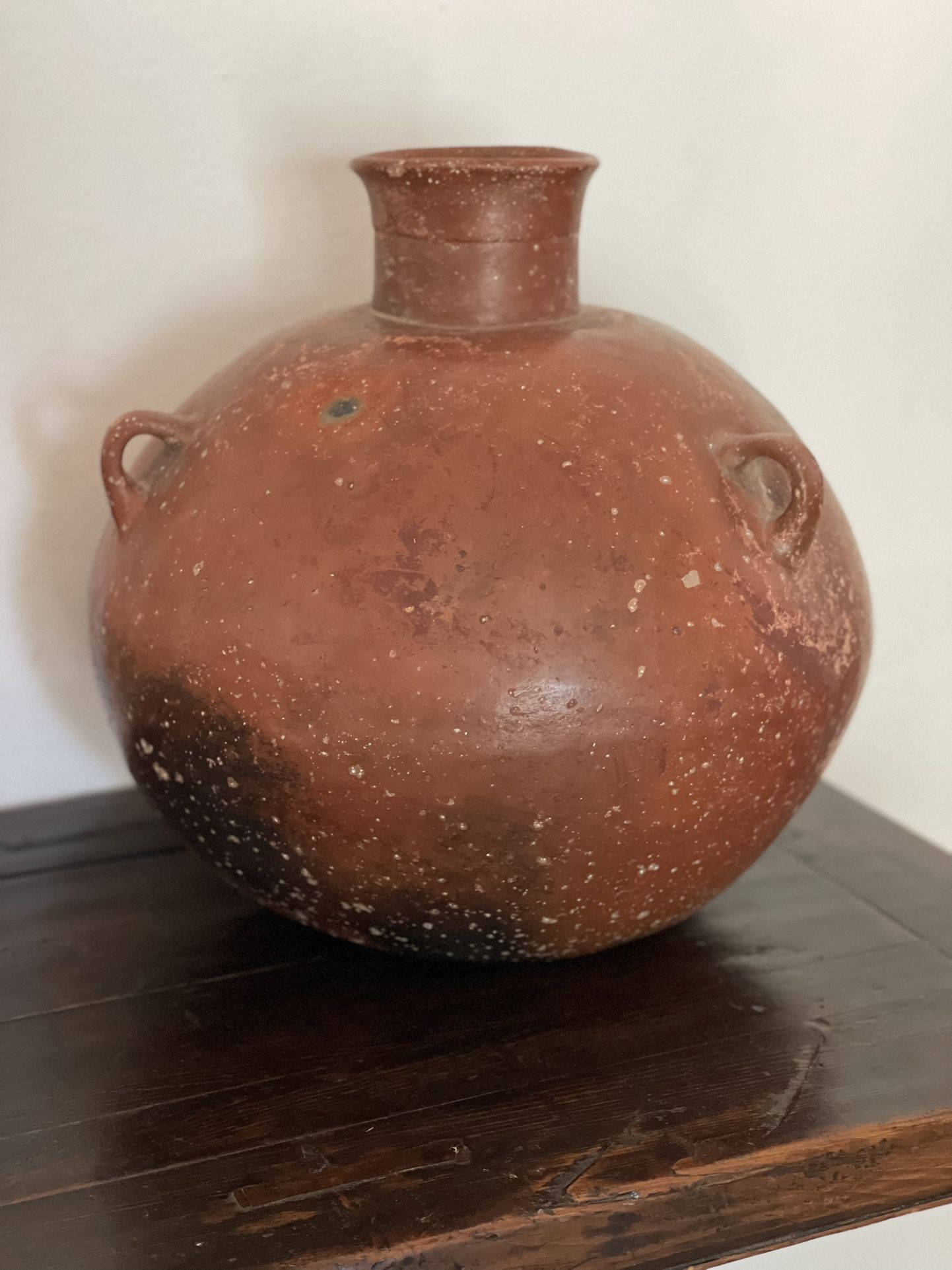 14” Antique Mexican Water Jug Tarahumara 