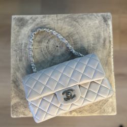 Chanel Classic Quilted light blue